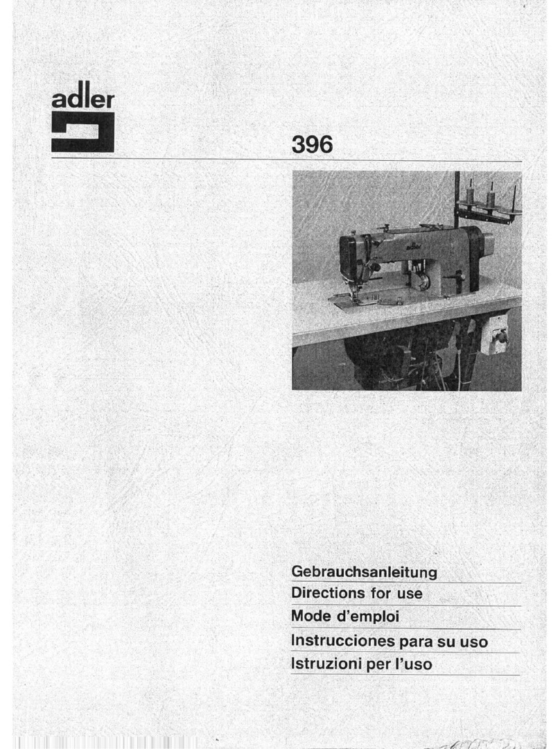 DURKOPP ADLER 396 Manual
