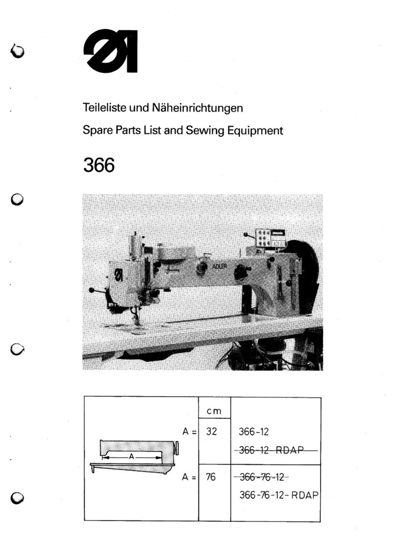 Duerkopp Adler 366 Guide Duerkopp Adler 366 Guide