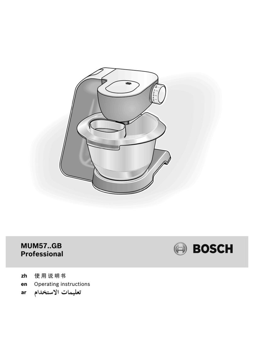 Bosch MUM57830GB User manual
