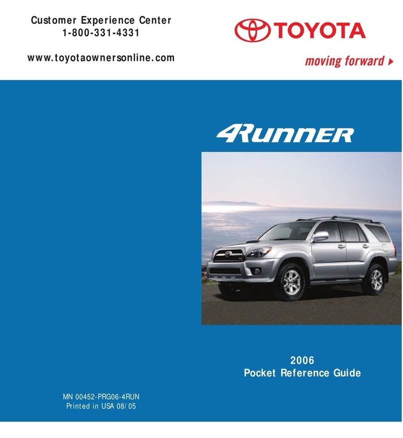 Toyota 4RUNNER BROCHURE 2011 User manual
