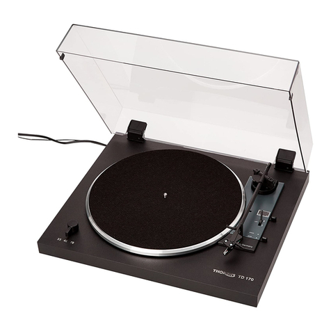 THORENS TD 170-1 User manual
