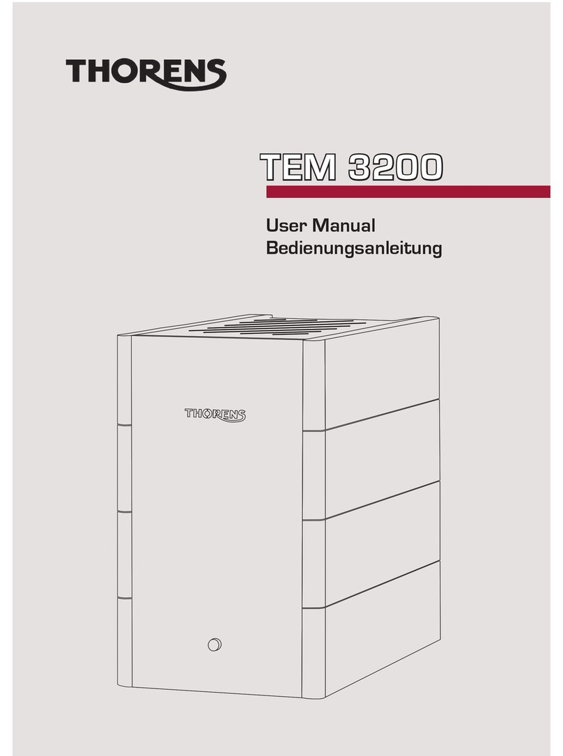 THORENS TEM 3200 User manual