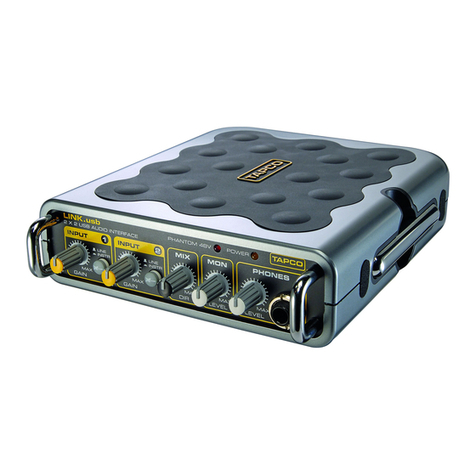 Tapco Link.USB owner's manual
