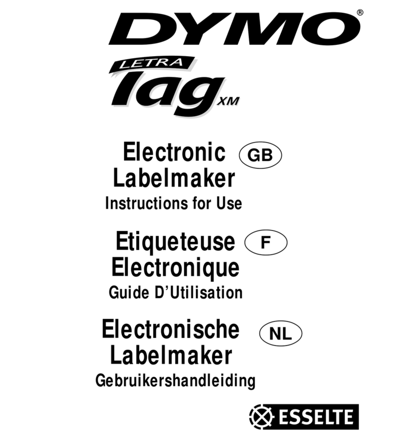 Dymo LetraTAG XM User manual