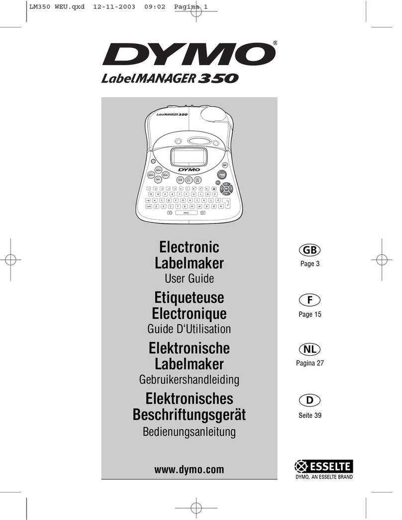 Dymo LabelManager 350 User manual