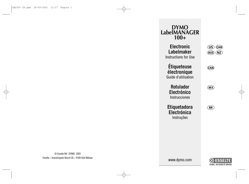 Dymo LabelManager 100 Instructions for use