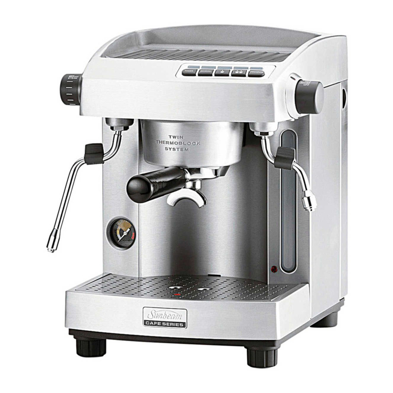 Sunbeam EM6910 Cafe Series User manual