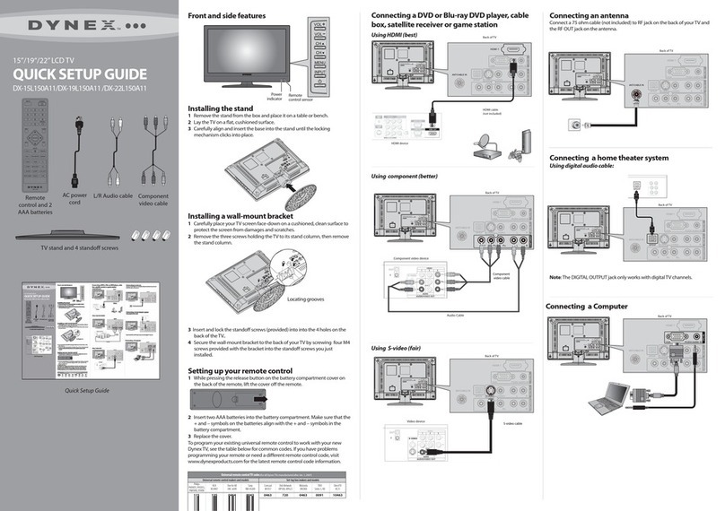 Dynex DX-15L150A11 User manual
