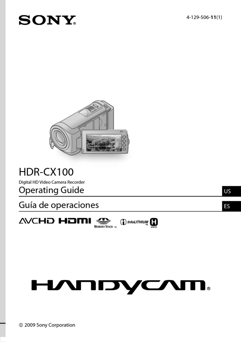 Sony HANDYCAM HDR-CX100 User manual