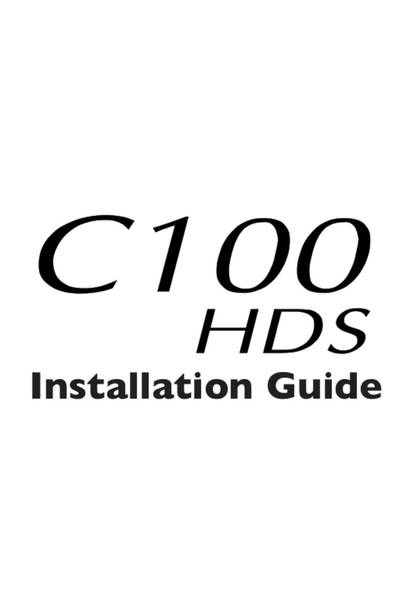 Solid State Logic C100 HDS installation guide