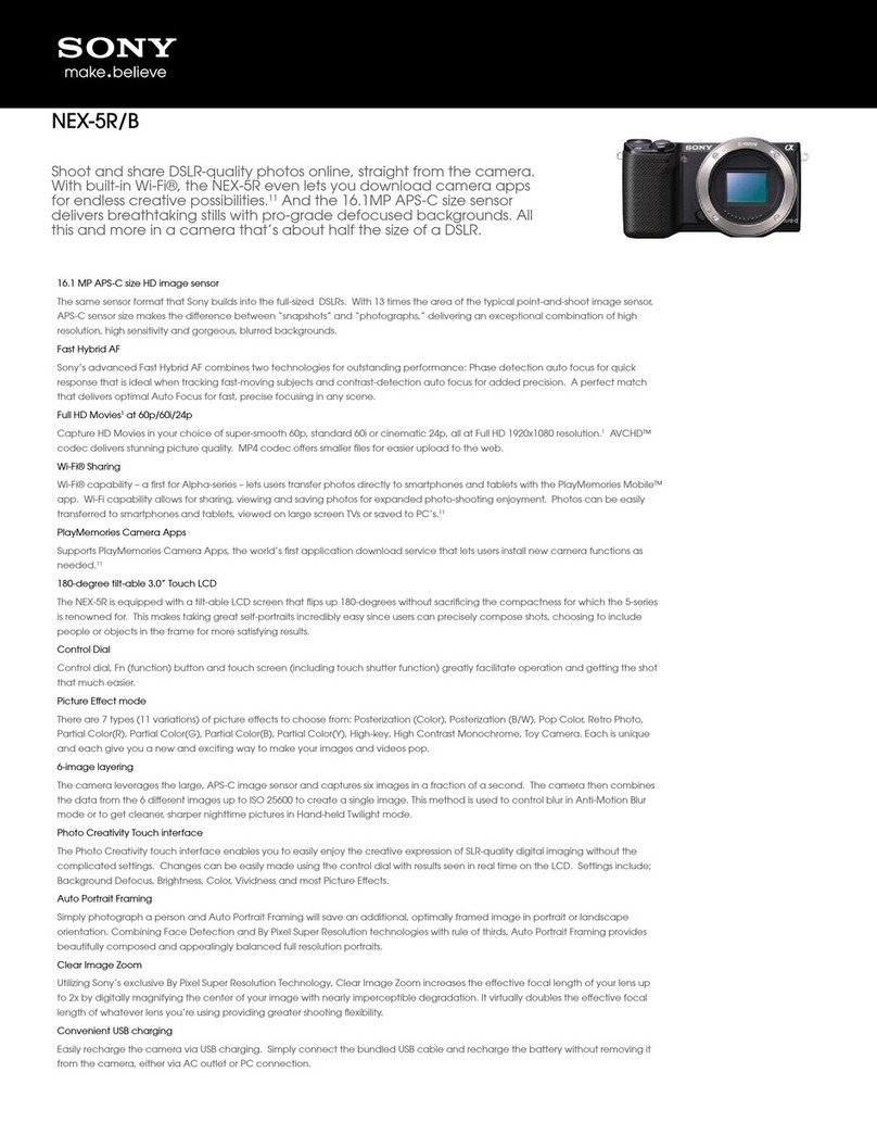 Sony Alpha NEX-5R User manual