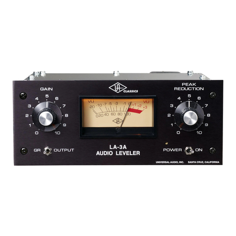 Universal Audio LA-3A User manual