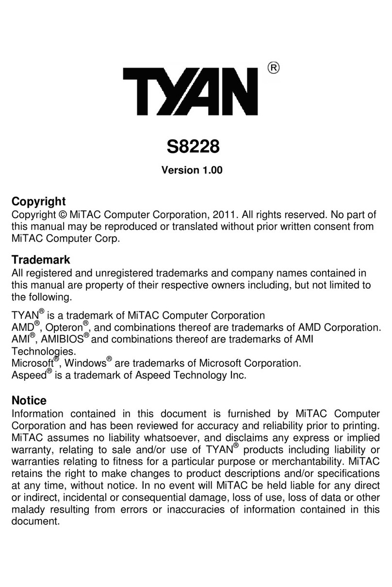 TYAN S8228 Notice