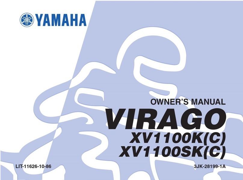 Yamaha Virago XV1100K(C) owner's manual