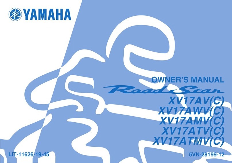 Yamaha XV17ATMV(C) Road Star User manual