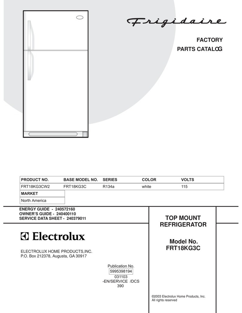 Frigidaire FRT18KG3C User manual