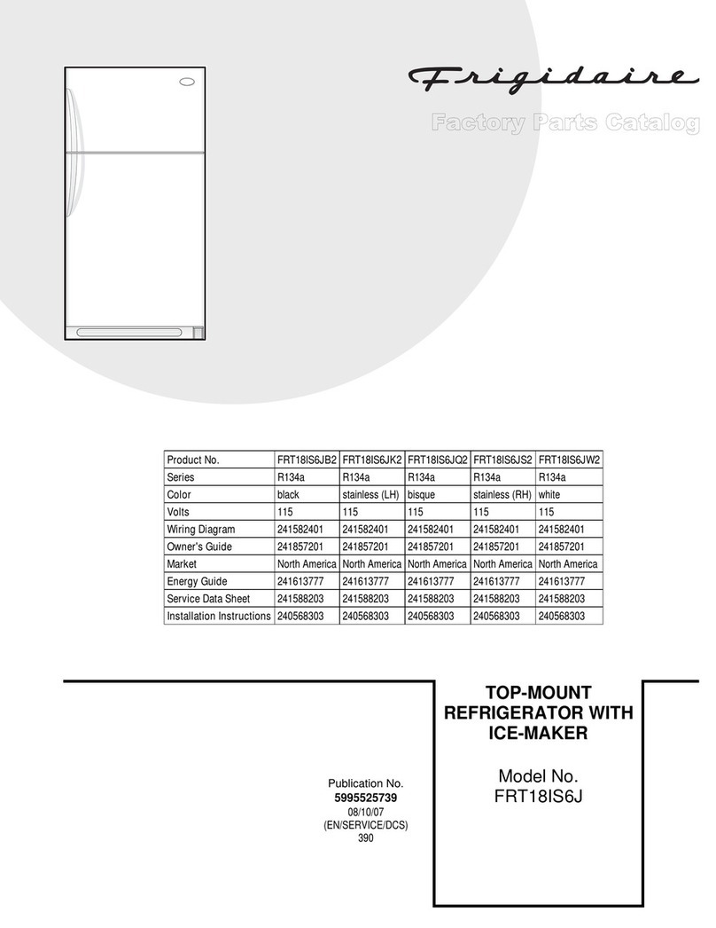 Frigidaire FRT18IS6J parts catalog