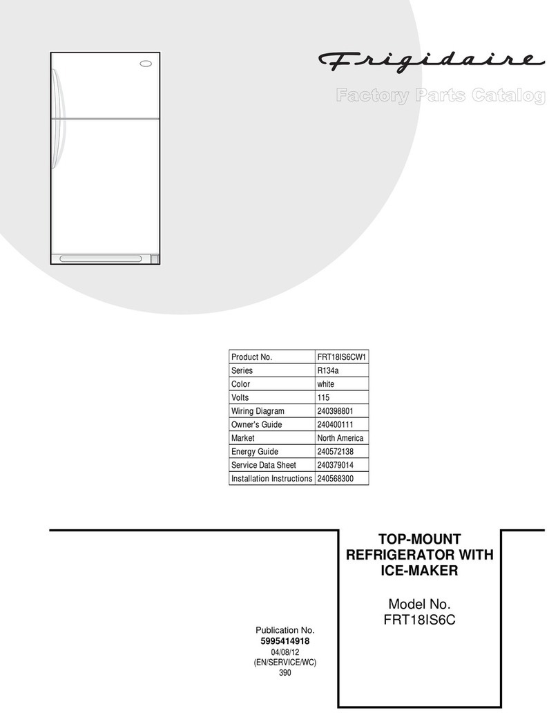 Frigidaire FRT18IS6C Factory parts catalog
