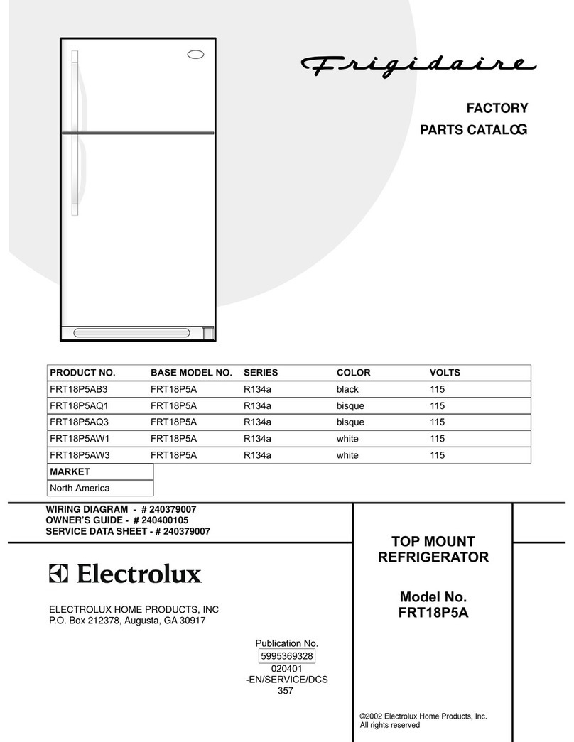 Frigidaire FRT18P5A User manual