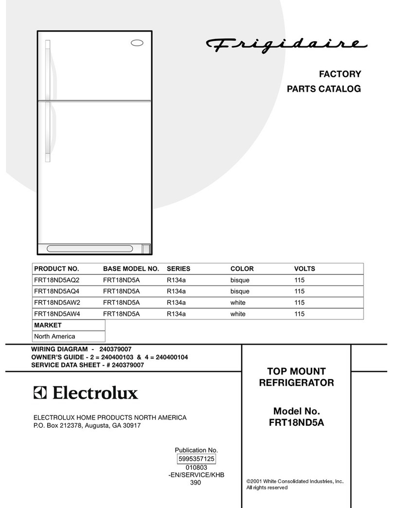 Frigidaire FRT18ND5A Factory parts catalog