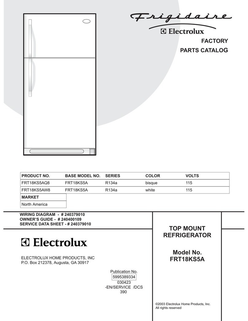 Frigidaire FRT18KS5A Factory parts catalog
