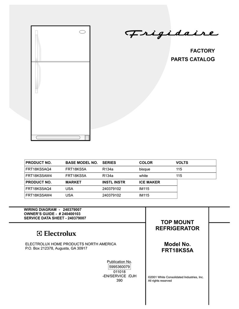 Frigidaire FRT18KS5A User manual