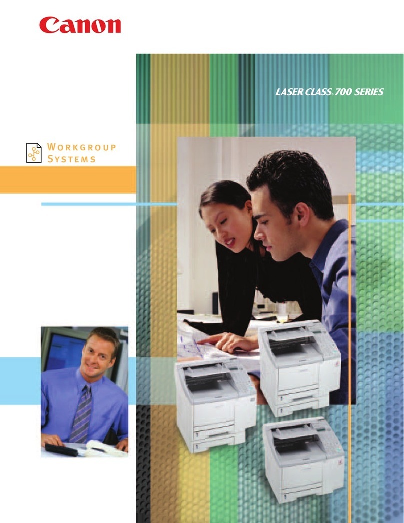 Canon Laser Class 700 Series User manual