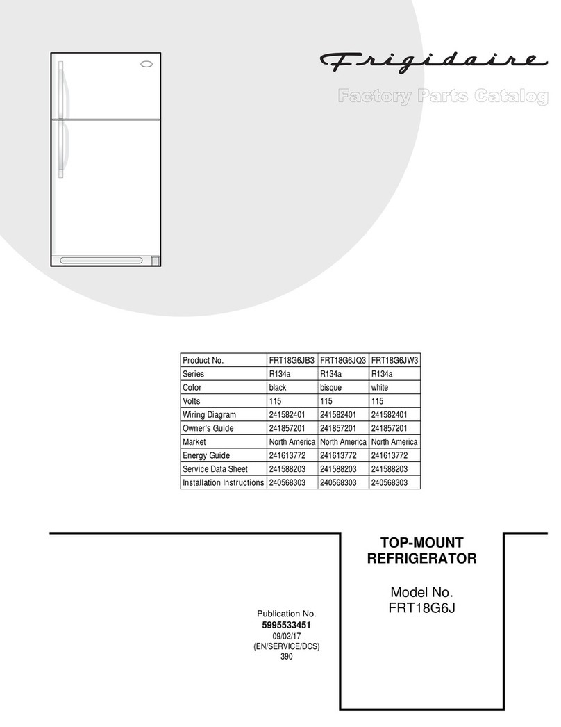 Frigidaire FRT18G6J parts catalog