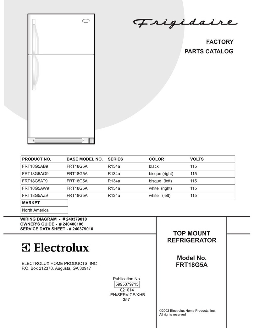 Frigidaire FRT18G5A User manual