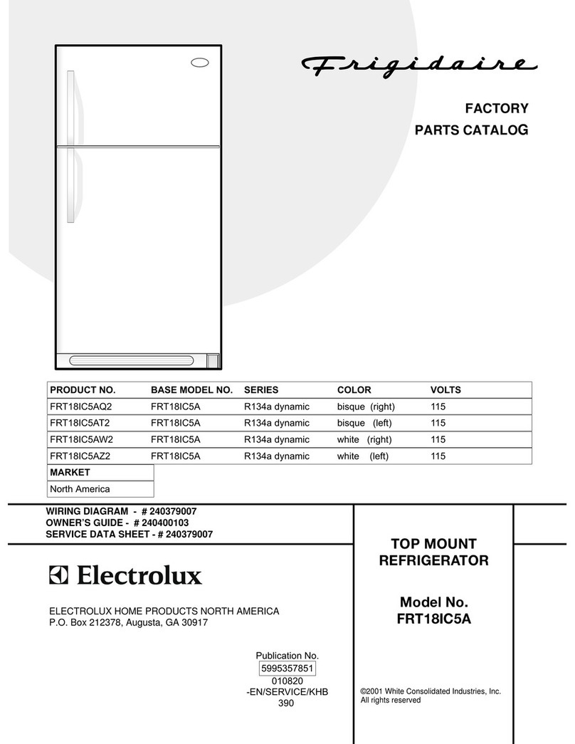 Frigidaire FRT18IC5A Factory parts catalog