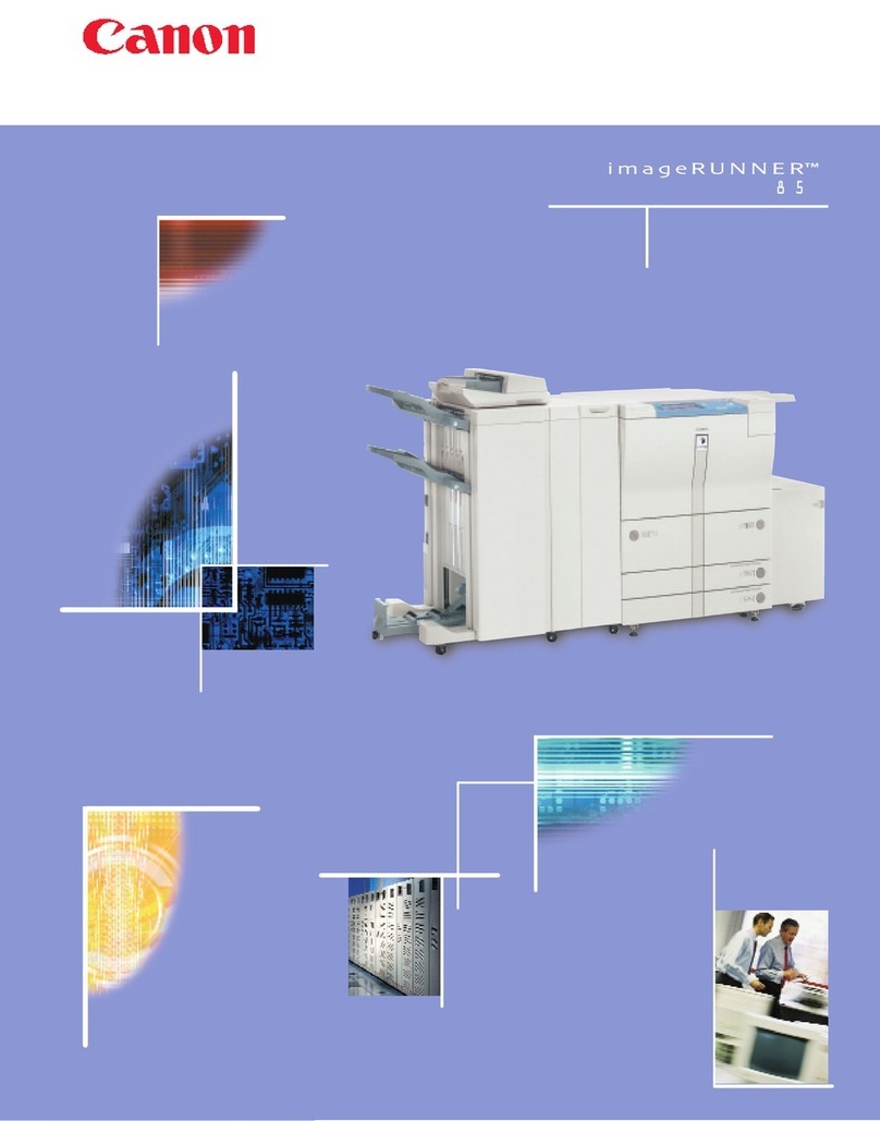 Canon imageRUNNER 85 User manual