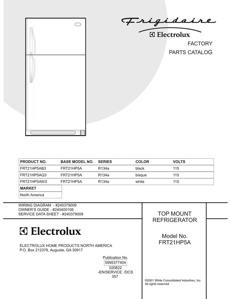 Frigidaire FRT21HP5A User manual