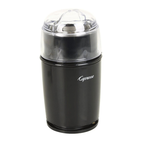 Capresso 501 User manual