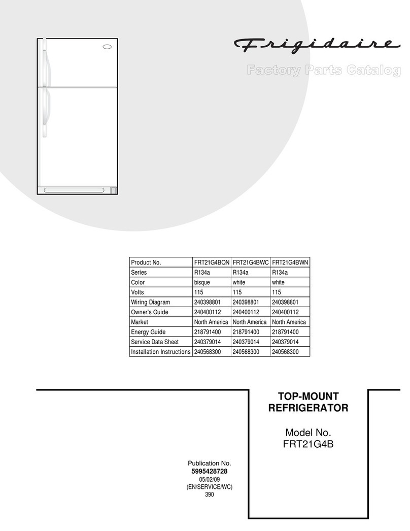Frigidaire FRT21G4B User manual