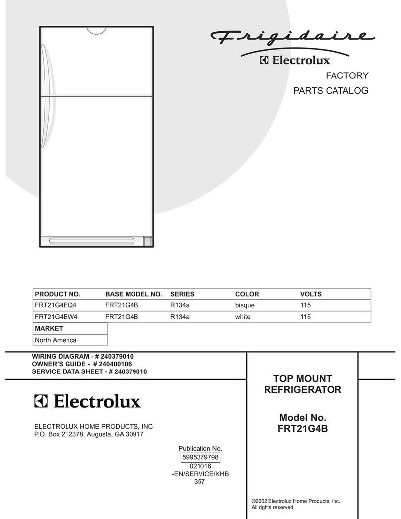 Frigidaire FRT21G4B User manual Frigidaire FRT21G4B User manual