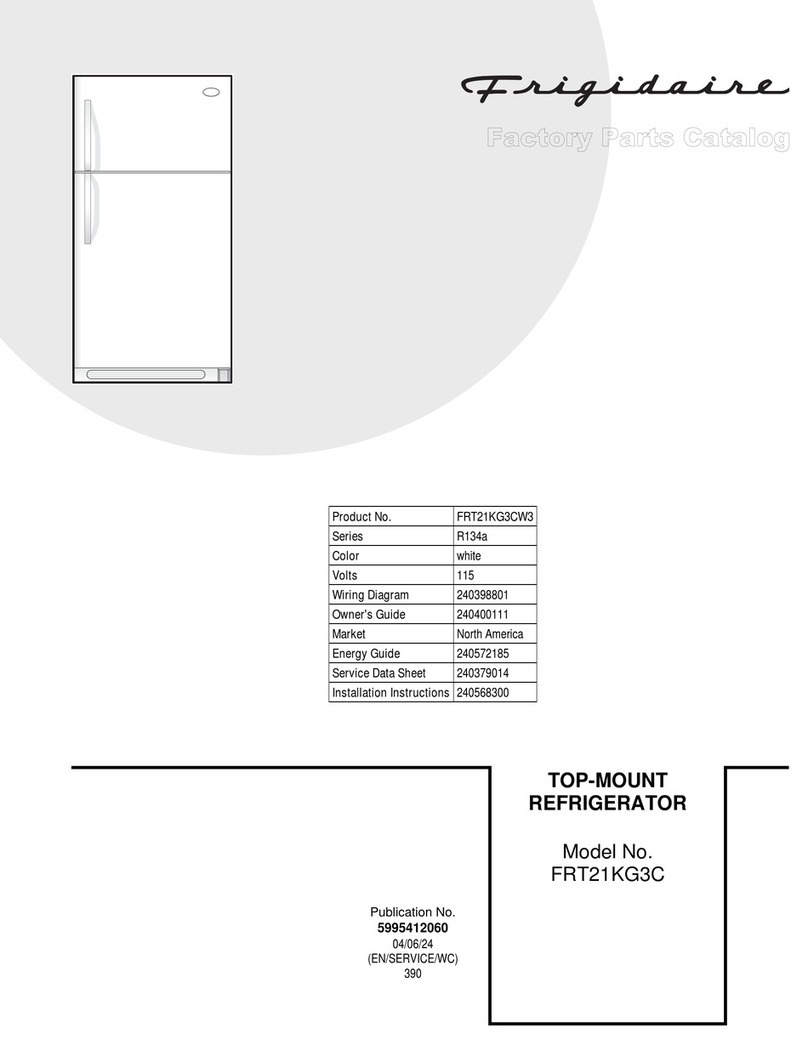 Frigidaire FRT21KG3C User manual