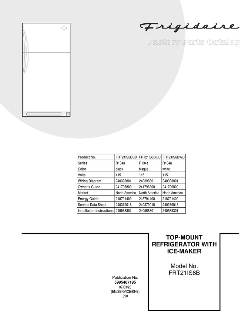 Frigidaire FRT21IS6B User manual