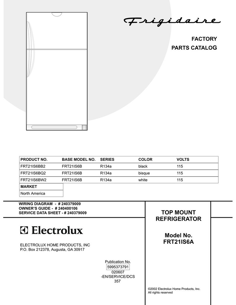 Frigidaire FRT21IS6A User manual Frigidaire FRT21IS6A User manual