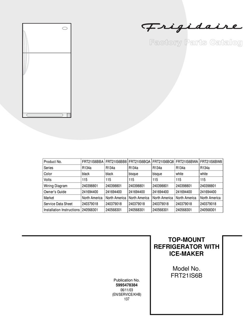Frigidaire FRT21IS6B User manual