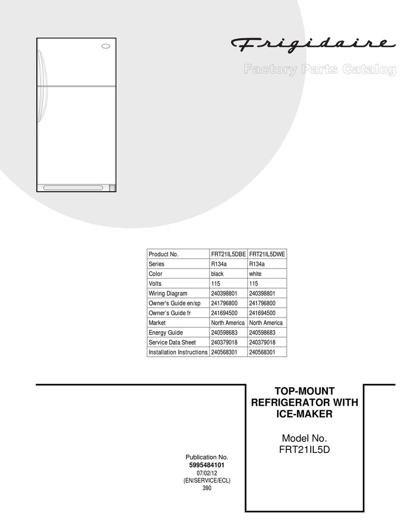 Frigidaire FRT21IL5D User manual