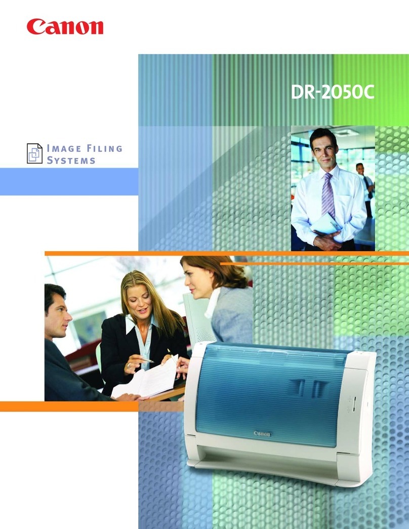 Canon imageFORMULA DR-2050C User manual