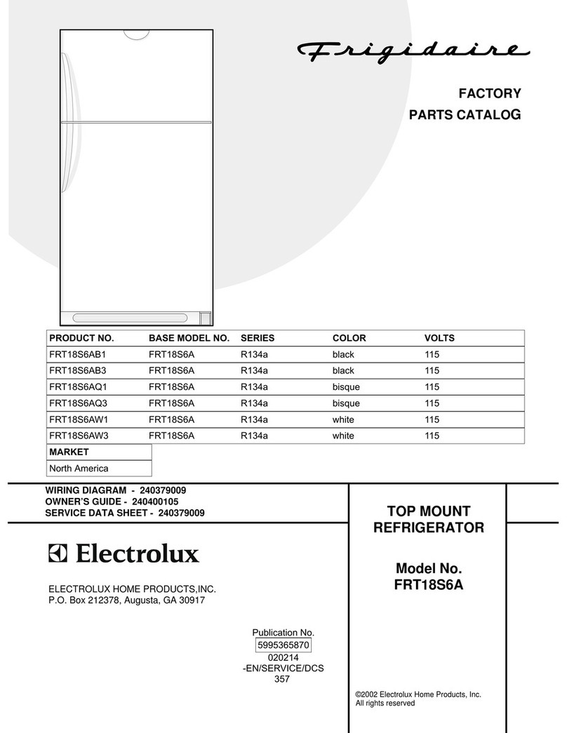 Frigidaire FRT18S6A User manual