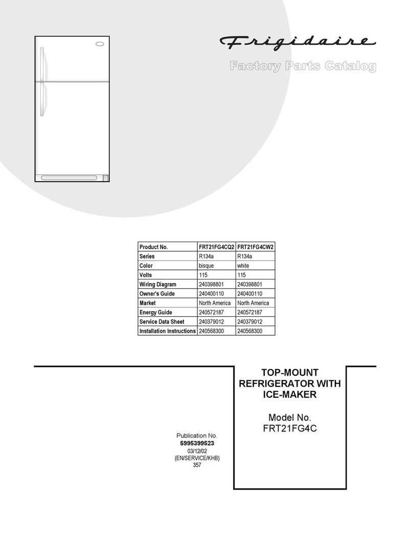 Frigidaire FRT21FG4C User manual