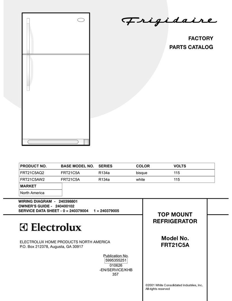 Frigidaire FRT21C5A User manual