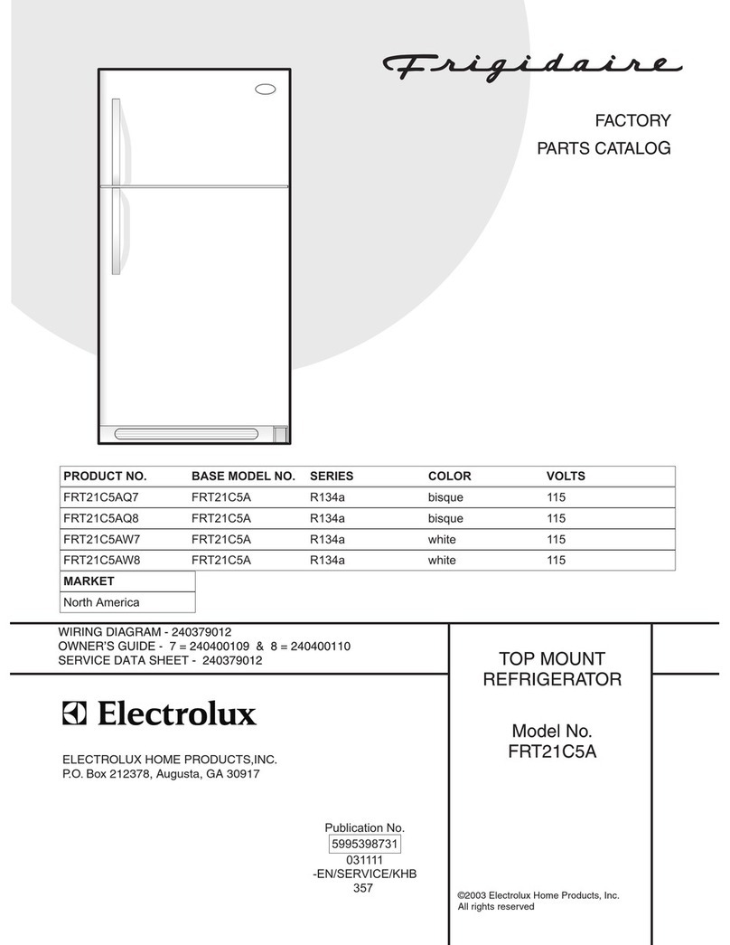 Frigidaire FRT21C5A User manual