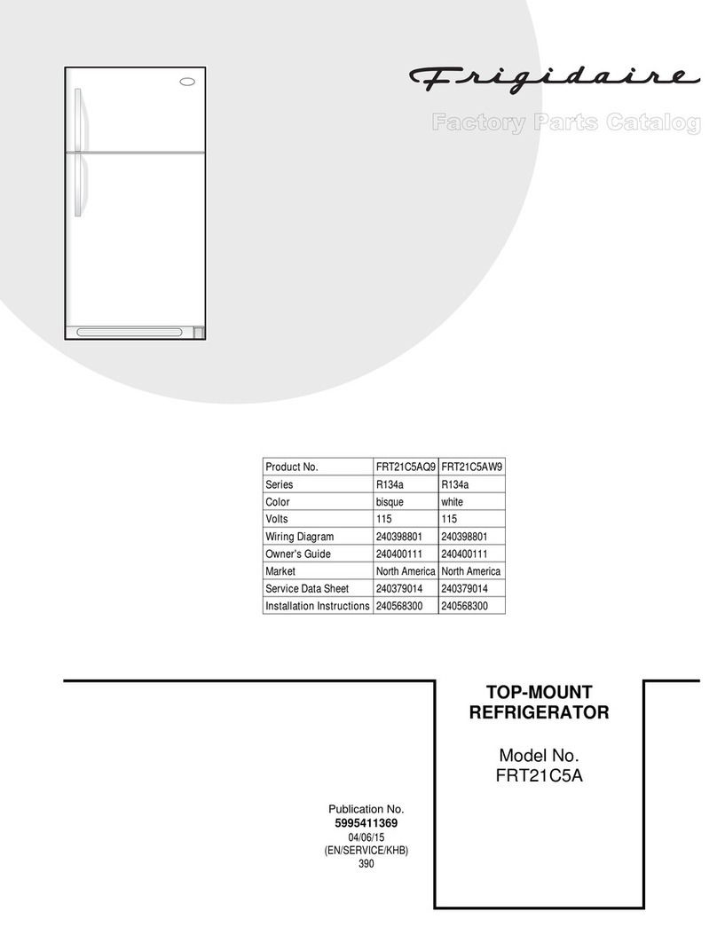 Frigidaire FRT21C5A Factory parts catalog