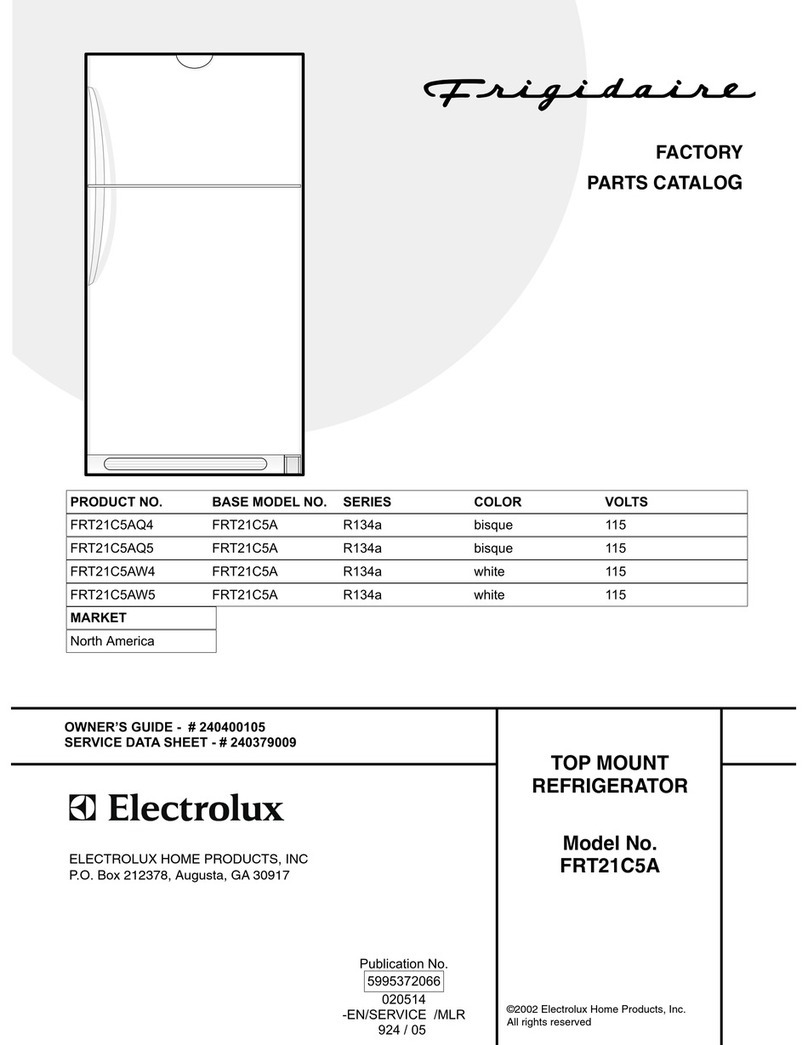 Frigidaire FRT21C5A User manual Frigidaire FRT21C5A User manual