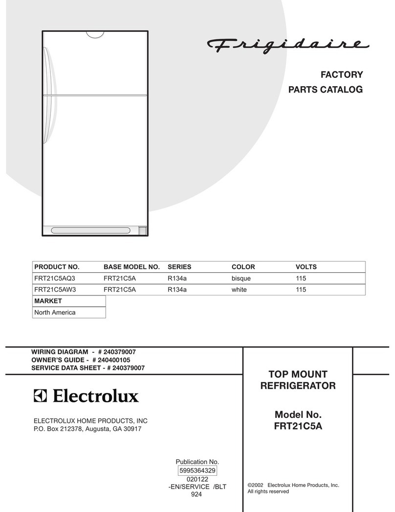 Frigidaire FRT21C5A User manual