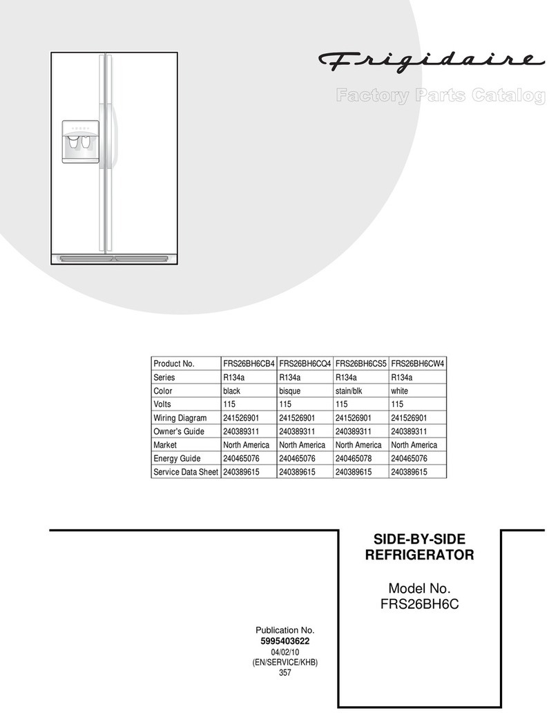 Frigidaire FRS26BH6C User manual