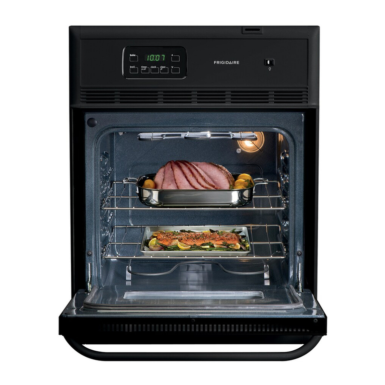 Frigidaire Oven Service data sheet
